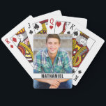 Baralho Create your Own Photo<br><div class="desc">Personalized Photo Playing Cards. These custom playing cards feature your own photo printed on the card design, turning a favorite memory into a fun and personal deck. Each card includes a clean photo layout with space to add a name or short line of text, keeping the look simple, modern, and...</div>