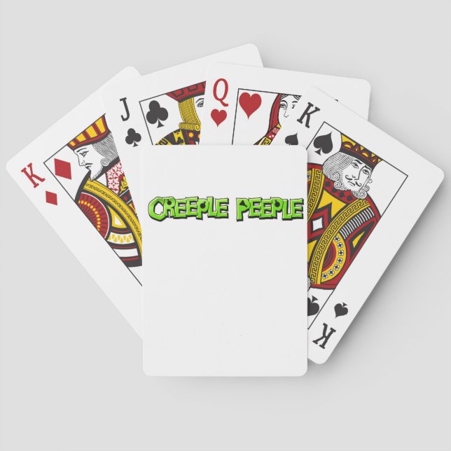 Baralho Creeple Peeple playing cards (Verso)