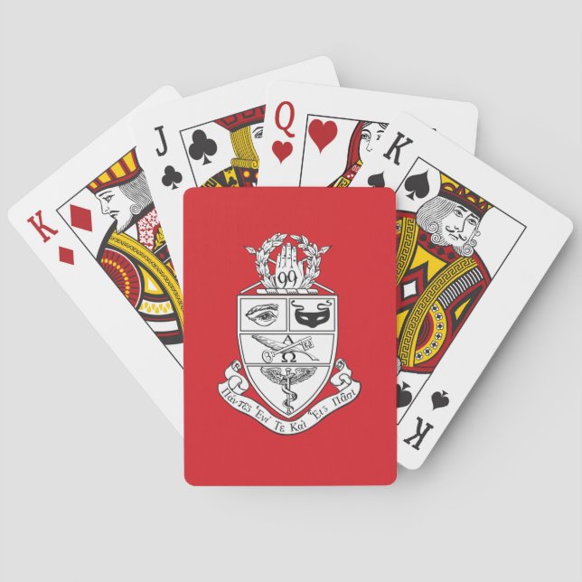 Baralho Crest da Kappa Psi (Verso)