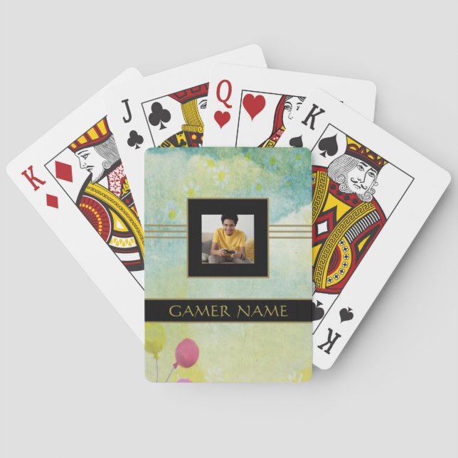 Baralho Crianças: Nome do Partido Gamer e Nuvens de Sonhos (Verso)