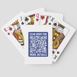 Baralho Criar um código de QR digitalizável   Marinho Azul