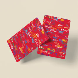 Baralho Crie placas Legal de reprodução com seu próprio no