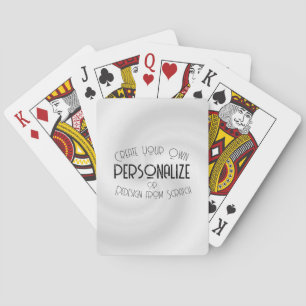 Baralho Crie Seu Próprio Design Personalizado