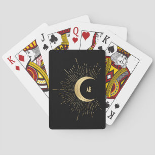 Baralho Crie seu próprio Tarô Dourado da Lua da Arcana
