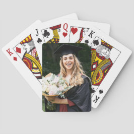 Baralho Crie Sua Própria Foto de Graduado Personalizada