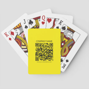 Baralho Crie um Código QR Facilmente Visto Amarelo Preto