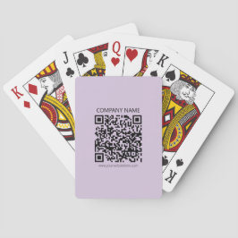 Baralho Crie um Código QR | Lilás Lavanda Claro