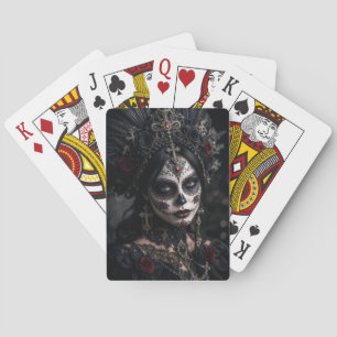 Baralho Crimson Gótico Calavera – Rosa Negra