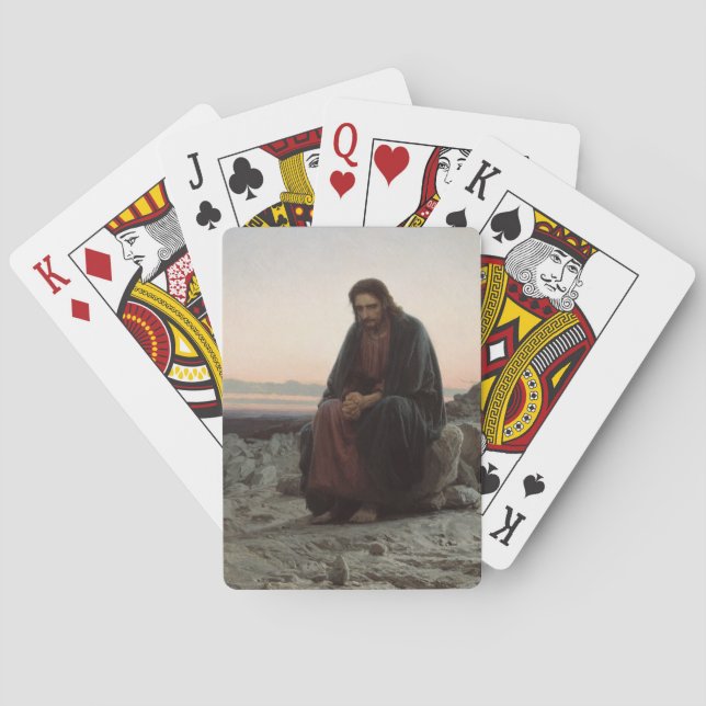 Baralho Cristo na Natureza Selvagem (por Ivan Kramskoi) (Verso)