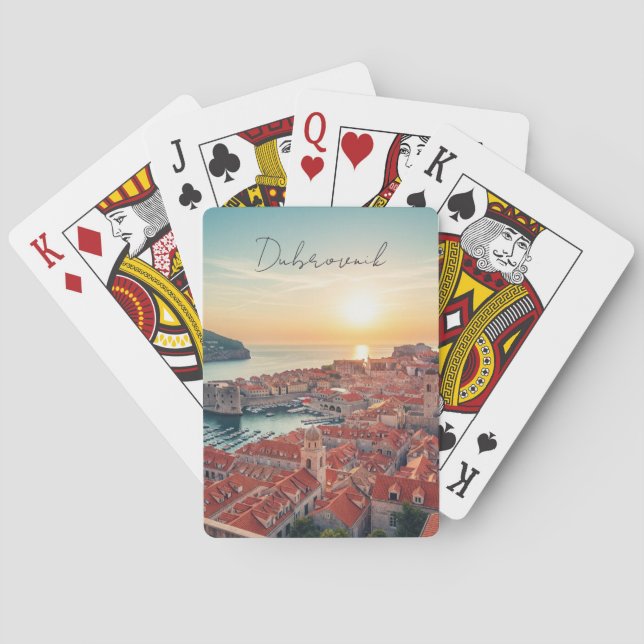 Baralho Croácia Viagem Dubrovnik (Verso)