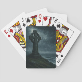 Baralho Cruz Celta em Stormy Windswept Sea