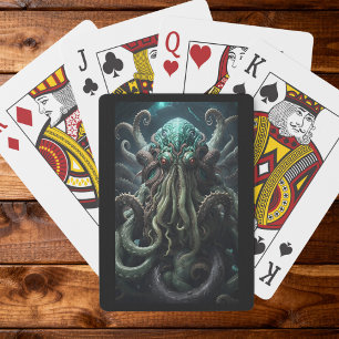 Baralho Cthulhu Lovecraft Octopus Scary Horror