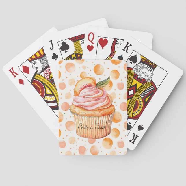 Baralho Cupcake de Pêssego Pontos Caprichosos   (Verso)