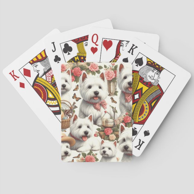 Baralho Curioso Terrier Branco da Highlândia Ocidental, se (Verso)