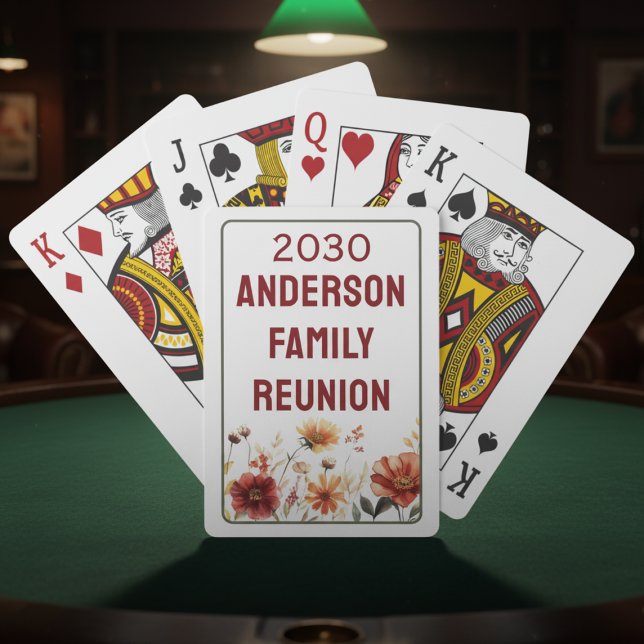 Baralho Custom Family Reunion Game Playing Cards (Criador carregado)