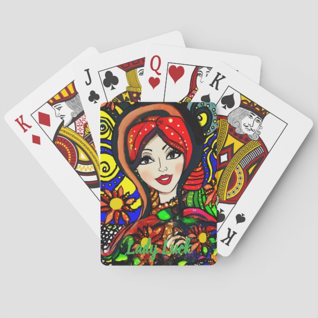 Baralho Custom Lady Luck 3 Couple's Game Night  (Verso)