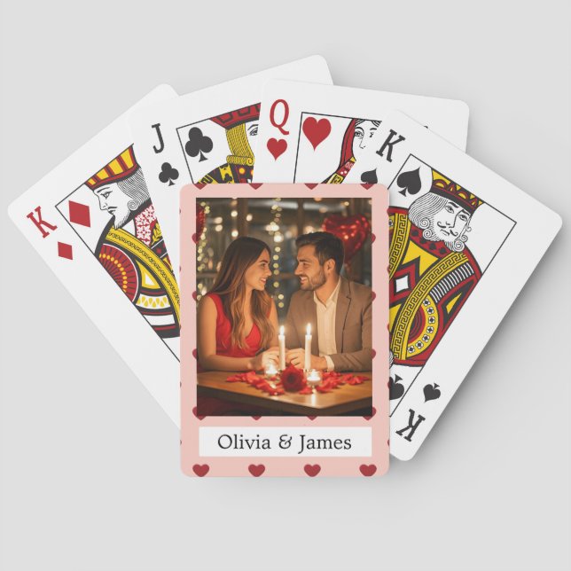 Baralho Custom Valentines Day Poker Cards (Verso)