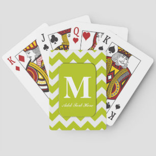 Baralho Customized Monogrammed Playing Cards