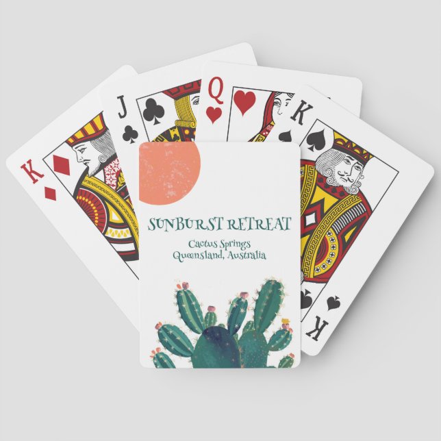 Baralho Customized Personalized Airbnb Playing Cards (Verso)