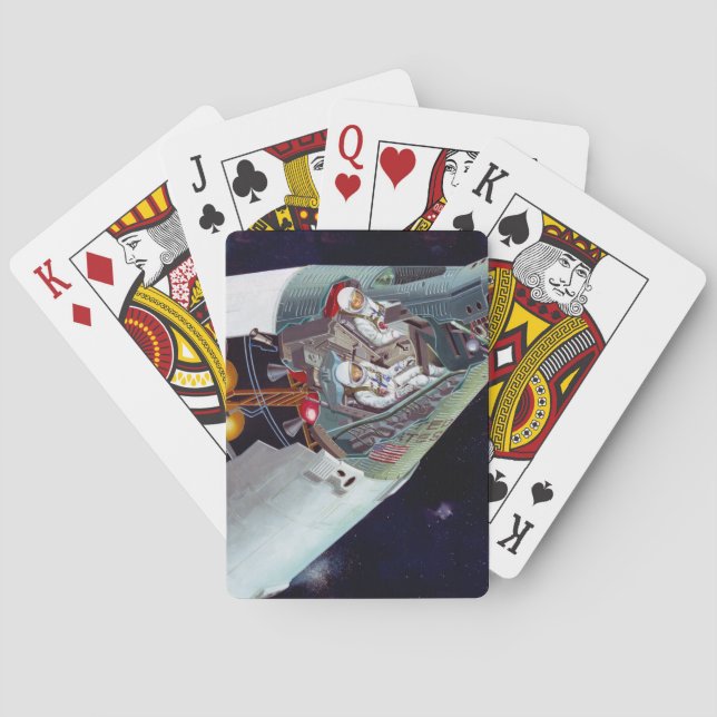 Baralho Cutaway, Uma Nave Espacial Gemini De Duas Pessoas  (Verso)