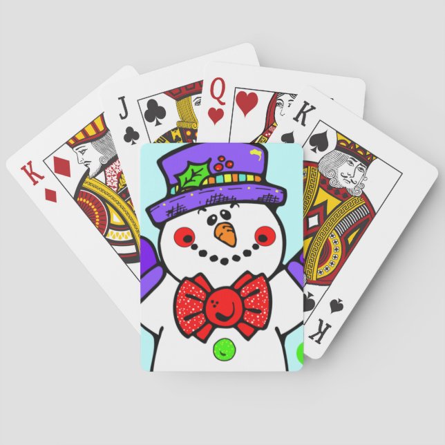 Baralho Cute Snowman (Verso)