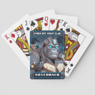 Baralho Cyber Ape Yacht Club - Silverback Playing Cards
