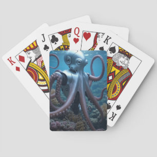 Baralho Cyber Octopus Poker jogando cartas