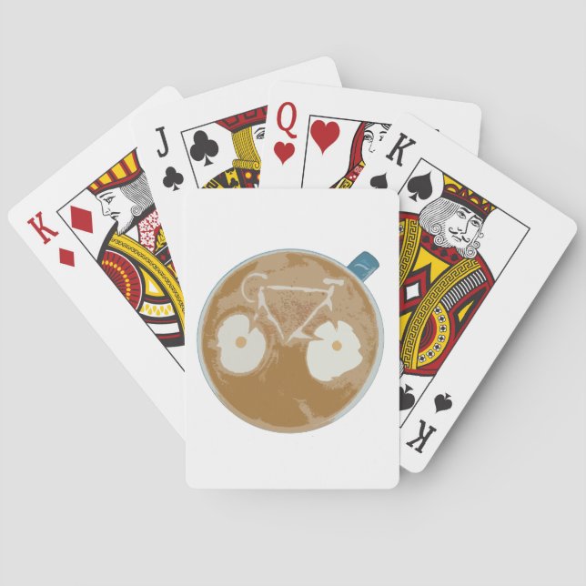 Baralho Cycling Latte Art (Verso)