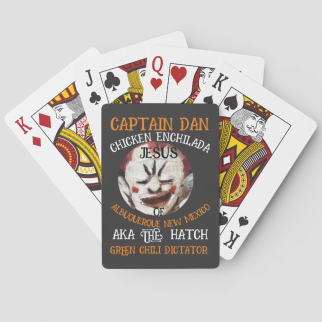 BARALHO CZAR CAPT DAN FRANGO ENCHILADA JESUS ALBUQUERQUE (Verso)
