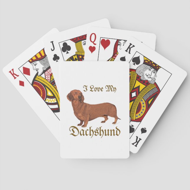 Baralho Dachshund Love (Verso)