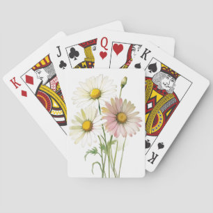 Baralho Daisy Watercolor Flower Modern Professional