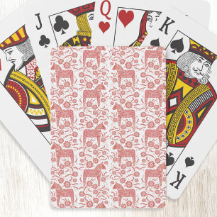 Baralho Dala Horse Red and White FolArt