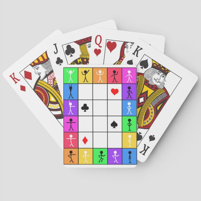 Baralho dança do vamos (Verso)