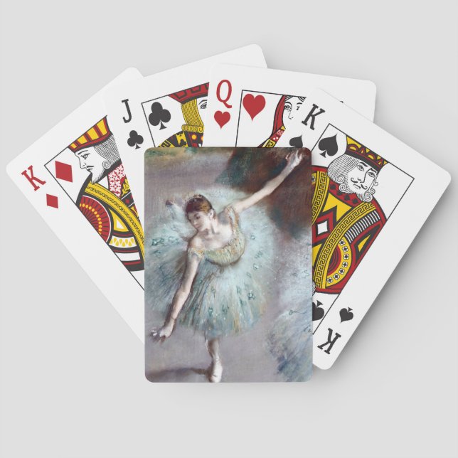 Baralho Dançarina de Green por Edgar Degas (Verso)