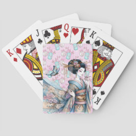 Baralho Dançarina Geisha Asiática