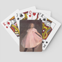 Baralho Dançarina num vestido cor-de-rosa