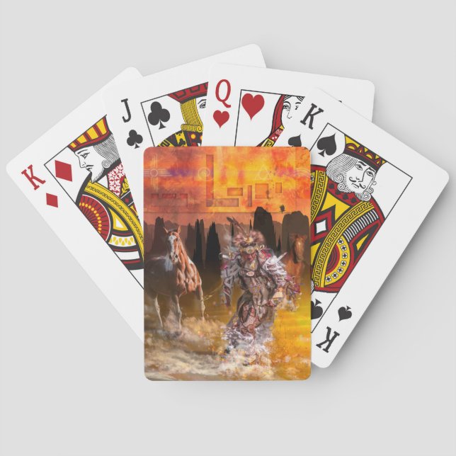 Baralho Dançarino Americano Nativo ROLLING THBLIING (Verso)