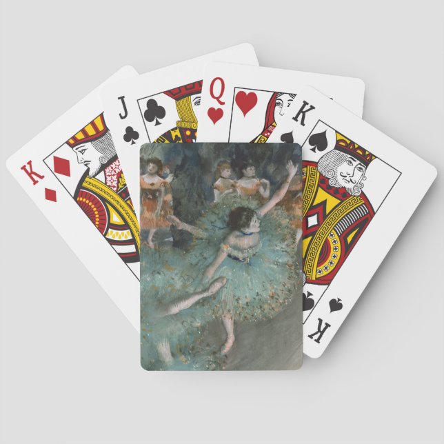 Baralho Dançarino de balanço do dançarino em Edgar Degas (Verso)