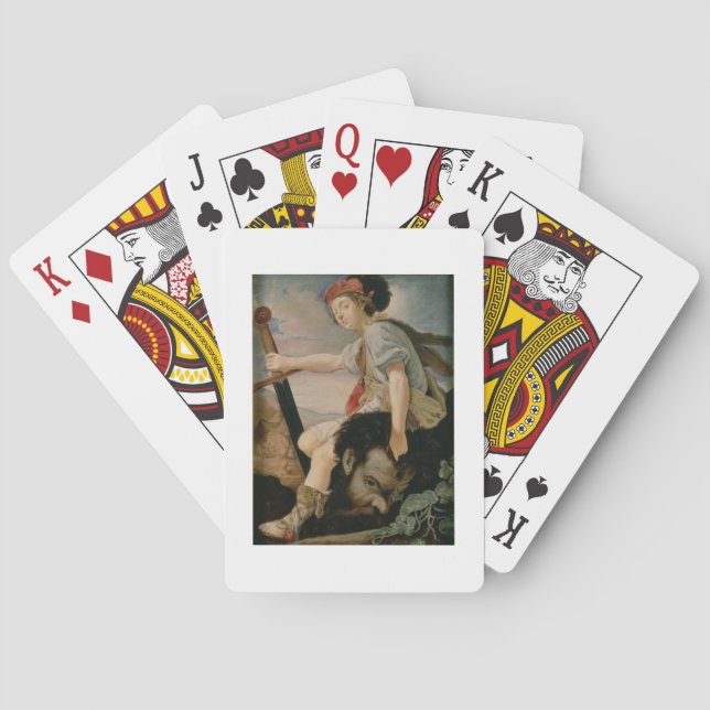 Baralho David com a cabeça de Goliath (Verso)