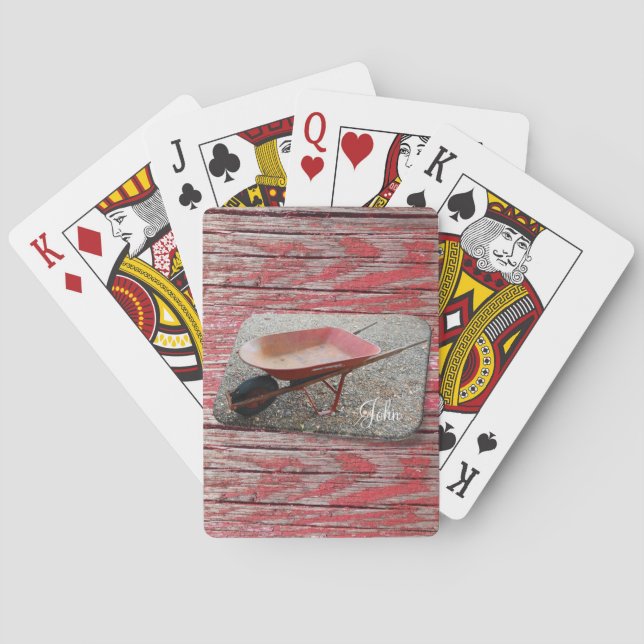 Baralho de Cartas Carrinho de Mão (Verso)