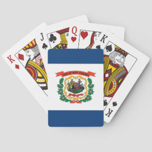 Baralho de Cartas com a Bandeira da Virgínia Ocide