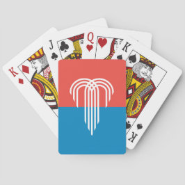 Baralho de Cartas com a Bandeira de Kansas City, E