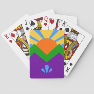 Baralho de Cartas com a Bandeira de Manitou Spring