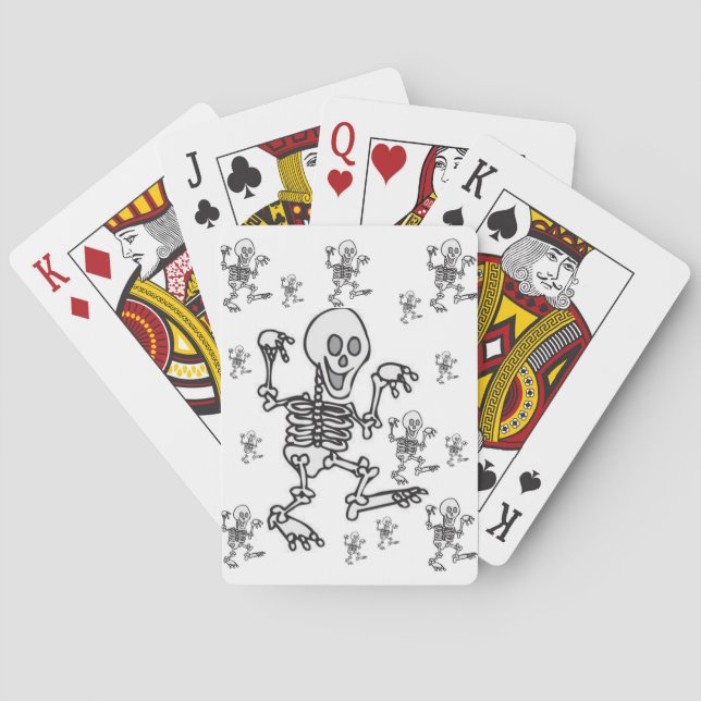 Baralho de Cartas de Esqueleto (Verso)