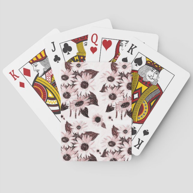 Baralho de Cartas de Jogar do Girassol (Verso)