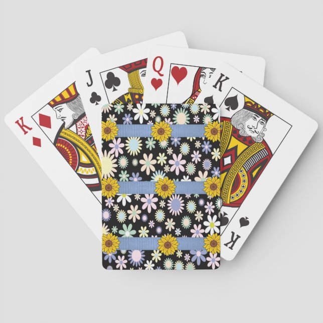 Baralho de Cartas de Jogar do Girassol (Verso)