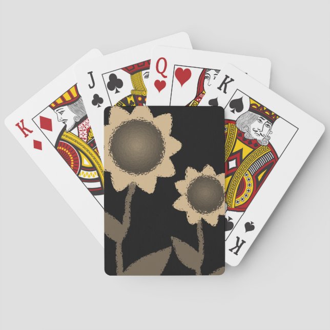 Baralho de Cartas de Jogar do Girassol (Verso)