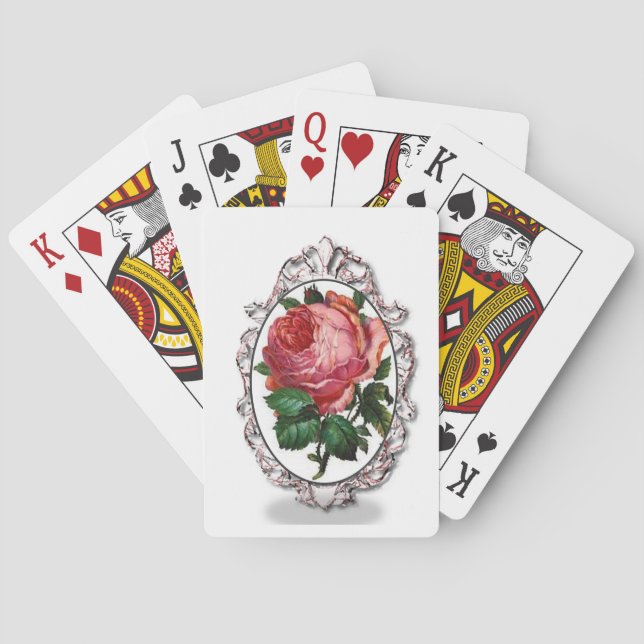 Baralho de Cartas de Jogar Florais (Verso)