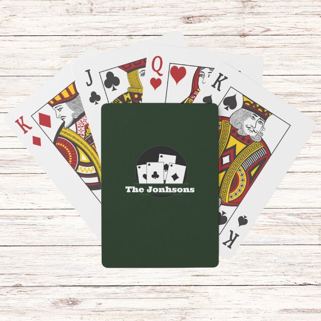 Baralho de Cartas de Jogar Personalizado com Monog (Criador carregado)