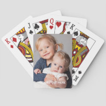 Baralho de Cartas de Poker com Foto Vertical Compl